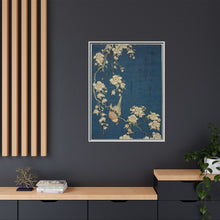 El camachuelo de Hokusai y los cerezos llorones en flor. Original del Instituto de Arte de Chicago.