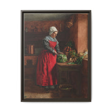 A Cook in a Red Apron in the Inn at Vaugirard (1862) by Léon Bonvin - NOMADEN ART GALLERY