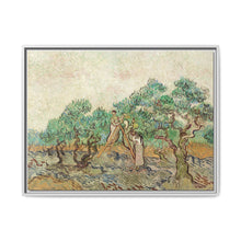 The Olive Orchard (1889) by Vincent van Gogh - Antique Framed Art Print - NOMADEN ART GALLERY