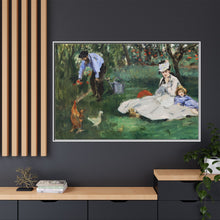 La familia Monet en su jardín de Argenteuil (1874) de Édouard Manet 