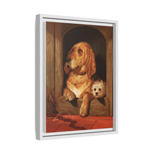 Dignity and Impudence by Sir Edwin Landseer (1877), Landseer’s dog painting of a bloodhound and a terrier - NOMADEN ART GALLERY