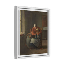 The Knitting Lesson (c. 1860) by Jean François Millet