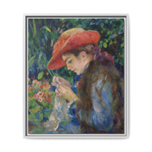 Marie-Thérèse Durand-Ruel Sewing (1882) by Pierre Auguste Renoir - NOMADEN ART GALLERY