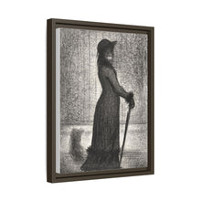 Georges Seurat's Woman Strolling (1884)