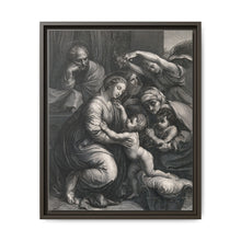 Saint Mary (the Blessed Virgin) and Saint Joseph with the Christ Child, Saint John the Baptist and Saint Elizabeth. Engraving by J. Frey - NOMADEN ART GALLERY