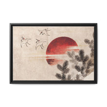 Katsushika Hokusai's birds and sunset, from Album of Sketches (1814) - NOMADEN ART GALLERY