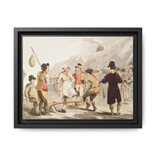 Illustration of the fool plough from The Costume of Yorkshire (1814) by George Walker - NOMADEN ART GALLERY