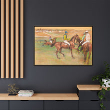 Caballos de carreras (ca. 1885-1888) de Edgar Degas 