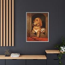 Dignity and Impudence by Sir Edwin Landseer (1877), Landseer’s dog painting of a bloodhound and a terrier - NOMADEN ART GALLERY