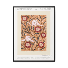 Art Nouveau Flower pattern stencil print in oriental style - NOMADEN ART GALLERY