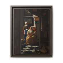 The Love Letter (ca. 1669 –1670) by Johannes Vermeer - NOMADEN ART GALLERY