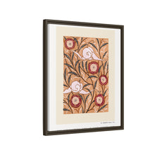Impresión de plantilla con patrón floral Art Nouveau de estilo oriental