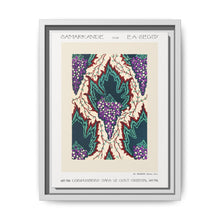 Grape pattern Art Nouveau pochoir print in oriental style. Original from our own 1914 edition of Samarkande - NOMADEN ART GALLERY