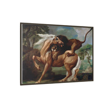 A Lion Attacking a Horse (1762) by George Stubbs.