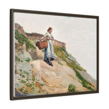 Girl Carrying a Basket (1882) by Winslow Homer