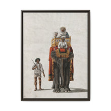 Indian Gouache Painting: Elephant Procession - NOMADEN ART GALLERY