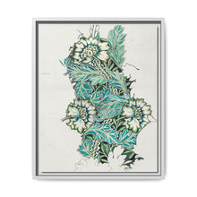 William Morris's Watercolour, woven fabric design: Anemone (1876) - NOMADEN ART GALLERY