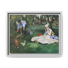 The Monet Family in Their Garden at Argenteuil (1874) by Édouard Manet - NOMADEN ART GALLERY