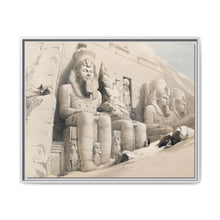 The Great Temple of Aboo Simble Nubia illustration by David Roberts (1796–1864) - NOMADEN ART GALLERY