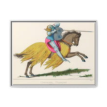 French Knight, 14th Century: Vintage Equestrian Art by Paul Mercuri (1860) - NOMADEN ART GALLERY