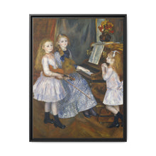 The Daughters of Catulle Mendès, Huguette (1871–1964), Claudine (1876–1937), and Helyonne (1879–1955) (1888) by Pierre-Auguste Renoir - NOMADEN ART GALLERY
