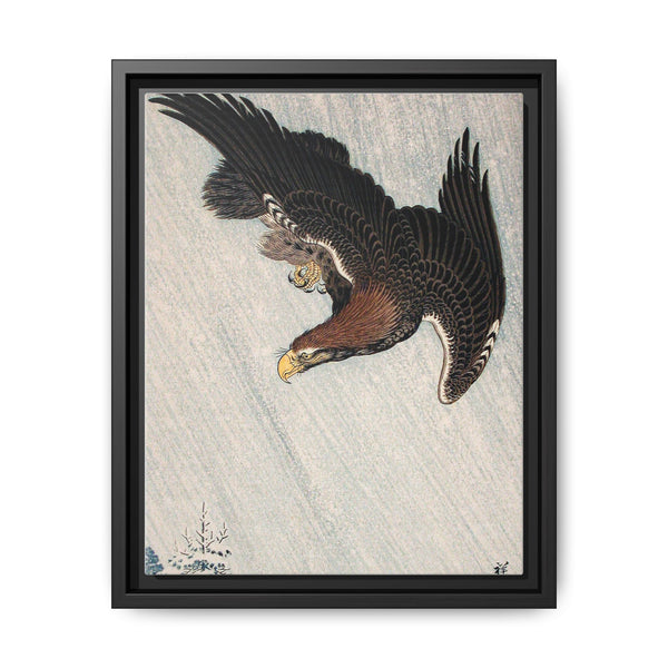 Eagle Flying in Snow (1933) by Ohara Koson