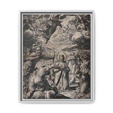 The martyrdom of Saint Ursula. Engraving by J. Sadeler after P. de Witte - NOMADEN ART GALLERY