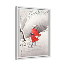 Snowy Evening on a Mountain Path print in high resolution by Hiroaki Takahashi (1871–1945)