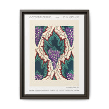 Grape pattern Art Nouveau pochoir print in oriental style. Original from our own 1914 edition of Samarkande - NOMADEN ART GALLERY