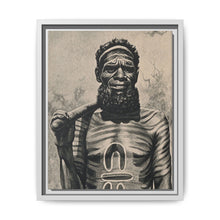 A shaman or medicine man with extensive body painting, Worgaia, Central Australia - NOMADEN ART GALLERY