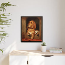 Dignity and Impudence by Sir Edwin Landseer (1877), Landseer’s dog painting of a bloodhound and a terrier - NOMADEN ART GALLERY