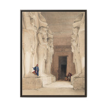 Excavated Temple of Gyrshe (Gerf Hussein) Nubia illustration by David Roberts (1796–1864) - NOMADEN ART GALLERY