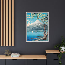 Impresión del monte Fuji desde el lago Yamanaka en alta resolución por Hiroaki Takahashi 