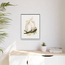 Goffin's Cockatoo (Cacatua goffiniana) colored wood-engraved plate by Alexander Francis Lydon.
