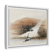 Excavated temples of Aboosimble (Abu Sunbul) Nubia illustration by David Roberts (1796–1864)