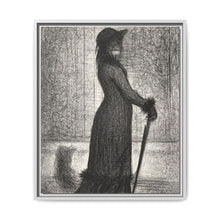 Georges Seurat's Woman Strolling (1884) - NOMADEN ART GALLERY