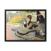 Camille Monet (1847–1879) on a Garden Bench (1873) by Claude Monet - NOMADEN ART GALLERY