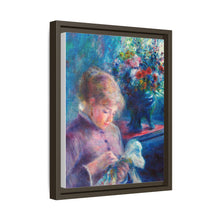Mujer joven cosiendo (1879) de Pierre-Auguste Renoir.