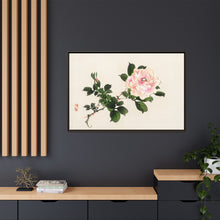 Pink rose by Kōno Bairei (1844-1895)