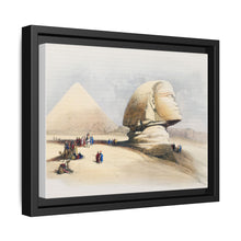 The Great Sphinx Pyramids of Gezeeh illustration bby David Roberts (1796–1864)