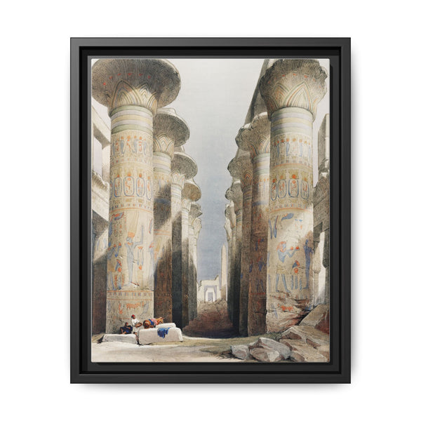 Great Hall at Karnak temple in Thebes illustration by David Roberts (1796–1864) - NOMADEN ART GALLERY