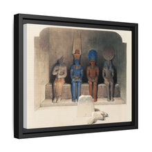 Sanctuary of the Temple of Aboo Simbel Nubia illustration by David Roberts (1796–1864)