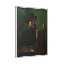 Vincent van Gogh's Self-Portrait with Dark Felt Hat at the Easel (1886) - NOMADEN ART GALLERY