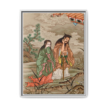 Chinese tales, vintage Japanese painting by G.A. Audsley - NOMADEN ART GALLERY