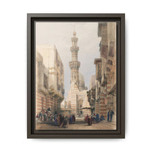 Bullack Cairo illustration by David Roberts (1796–1864) - Canvas Wall Art - NOMADEN ART GALLERY