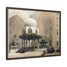 Mosque of Sultan Hassan Cairo illustration by David Roberts (1796–1864) - Framed Wall Art