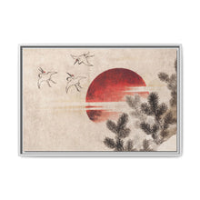 Katsushika Hokusai's birds and sunset, from Album of Sketches (1814) - NOMADEN ART GALLERY