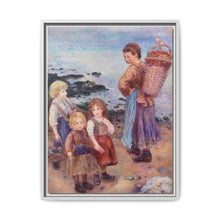 Mussel-Fishers at Berneval (Pêcheuses de moules à Berneval, côte normand) (1879) by Pierre-Auguste Renoir - NOMADEN ART GALLERY
