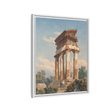 A Temple Ruin in Agrigento (c. 1825) by Carl Wilhelm Götzloff: A Classical Landscape
