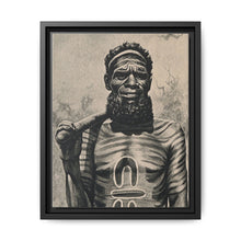 A shaman or medicine man with extensive body painting, Worgaia, Central Australia - NOMADEN ART GALLERY